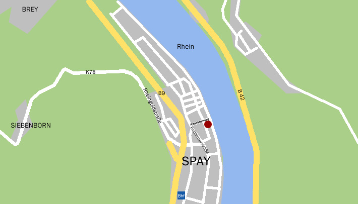 Anfahrt Spay